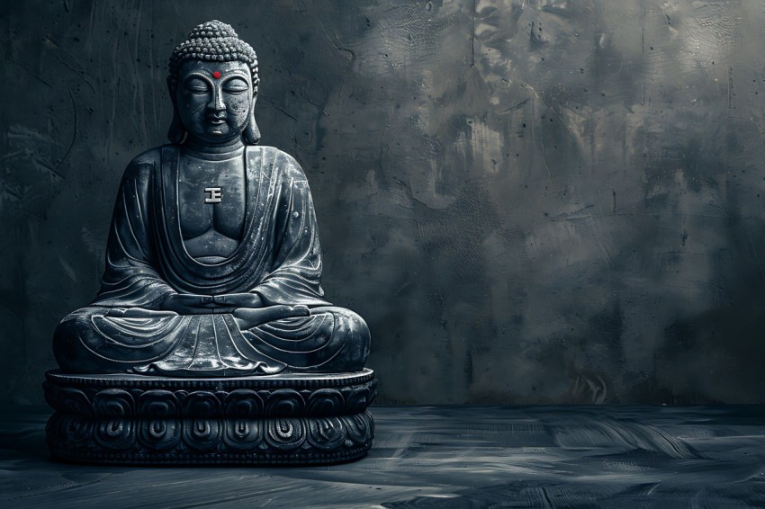 Gautam Lord Buddha Aesthetic Meditating (150)