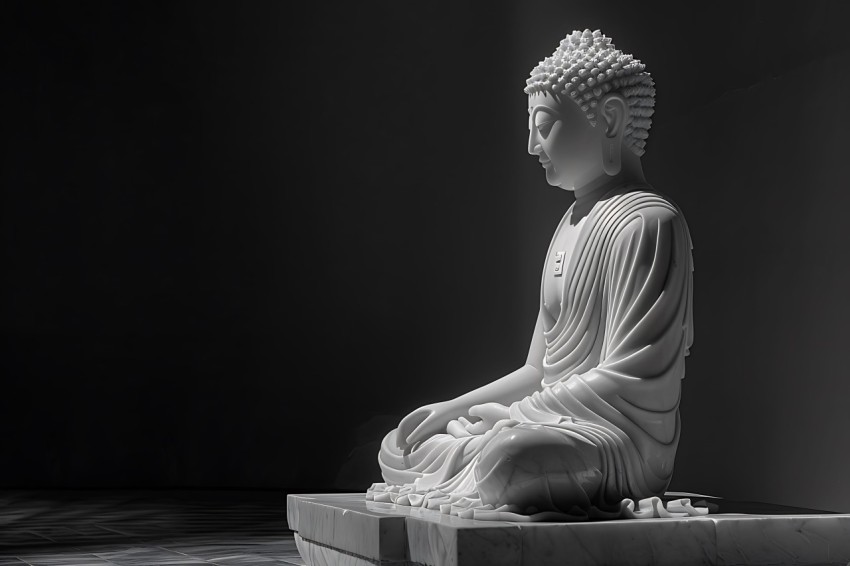 Gautam Lord Buddha Aesthetic Meditating (203)