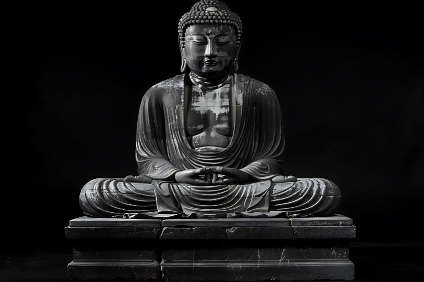 Gautam Lord Buddha Aesthetic Meditating (278)