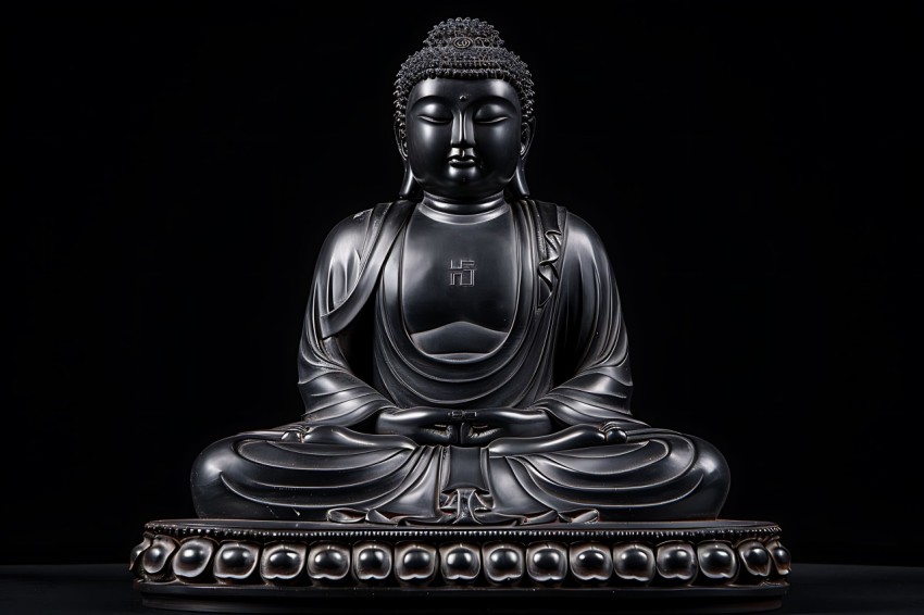 Gautam Lord Buddha Aesthetic Meditating (254)