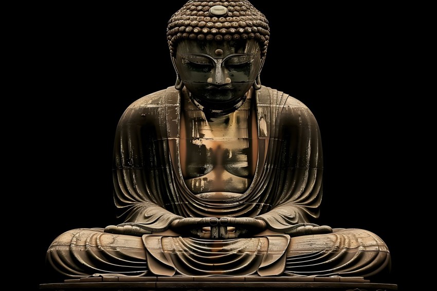 Gautam Lord Buddha Aesthetic Meditating (285)