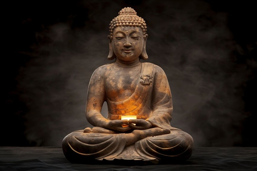 Gautam Lord Buddha Aesthetic Meditating (236)