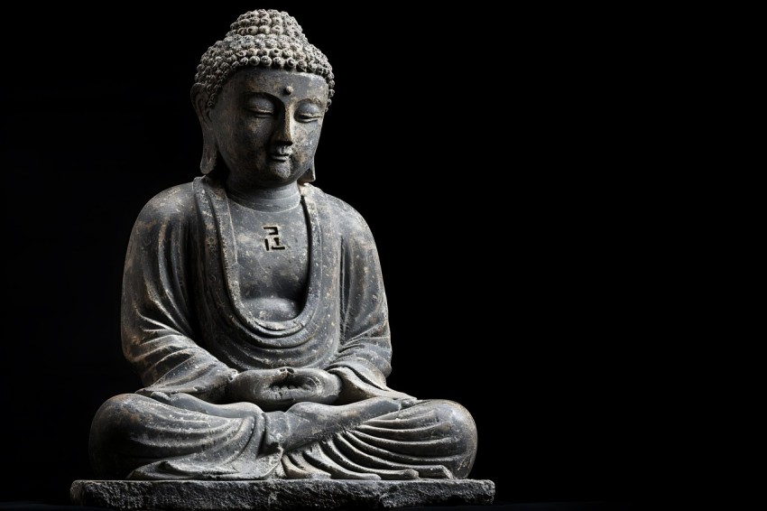 Gautam Lord Buddha Aesthetic Meditating (224)
