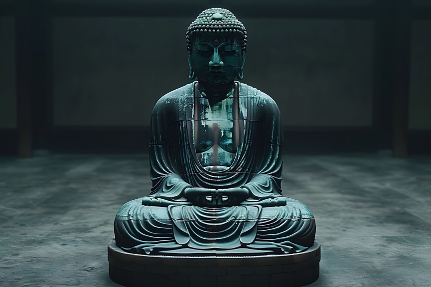 Gautam Lord Buddha Aesthetic Meditating (298)