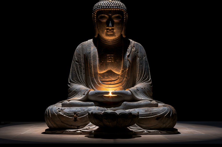 Gautam Lord Buddha Aesthetic Meditating (240)