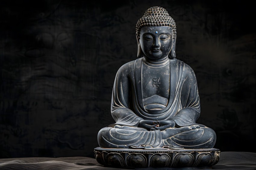 Gautam Lord Buddha Aesthetic Meditating (265)