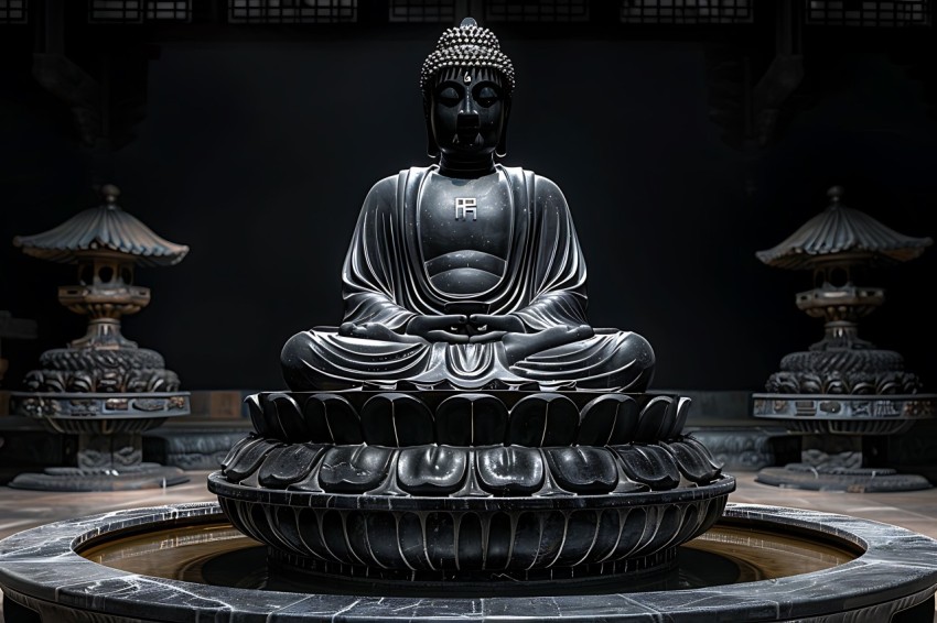 Gautam Lord Buddha Aesthetic Meditating (237)