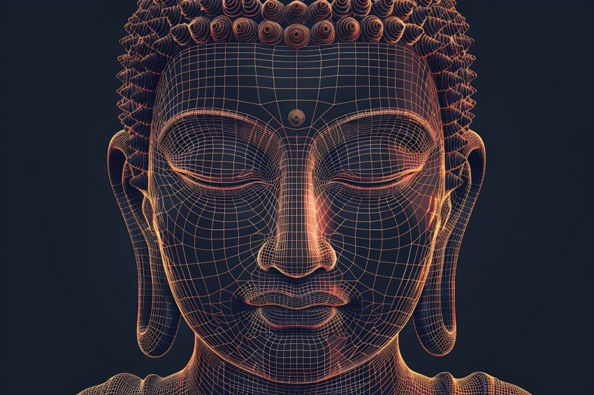 Gautam Lord Buddha Aesthetic Meditating (231)