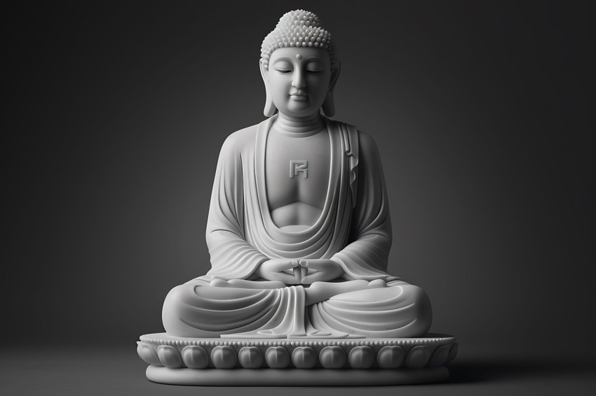 Gautam Lord Buddha Aesthetic Meditating (379)