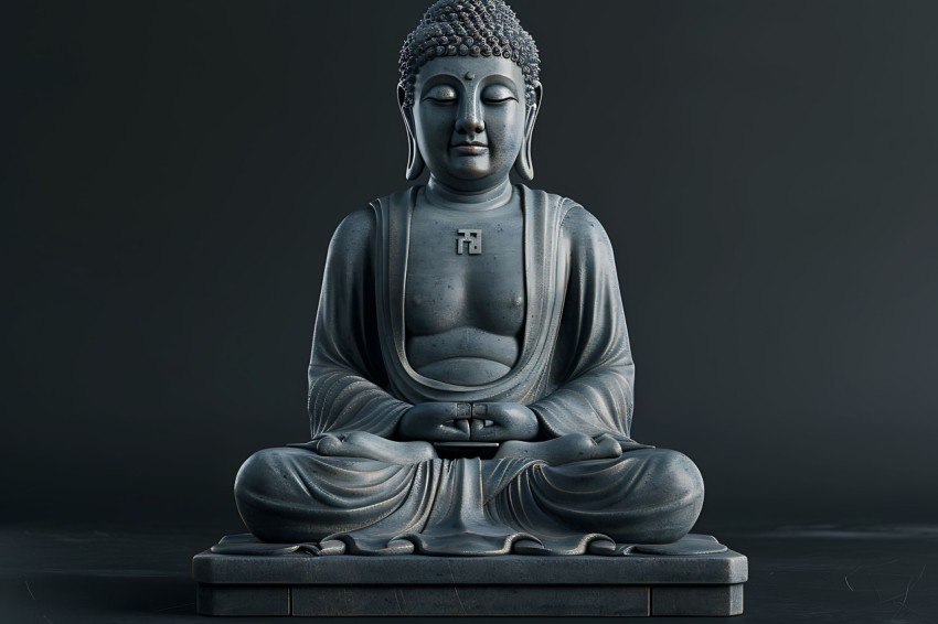 Gautam Lord Buddha Aesthetic Meditating (359)