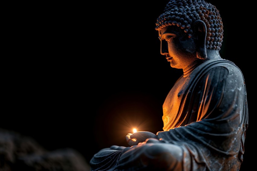 Gautam Lord Buddha Aesthetic Meditating (356)