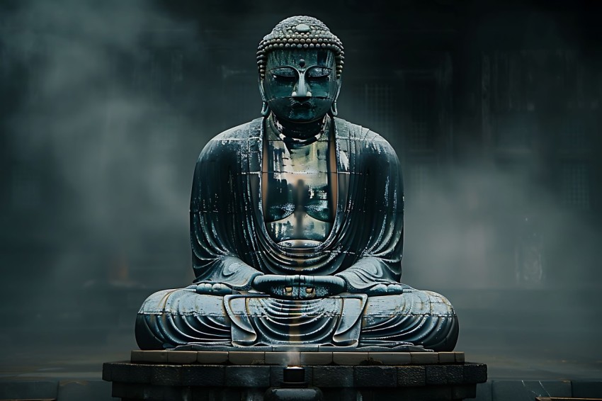 Gautam Lord Buddha Aesthetic Meditating (332)