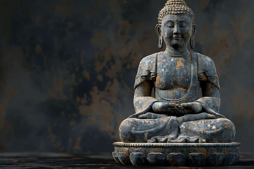 Gautam Lord Buddha Aesthetic Meditating (311)