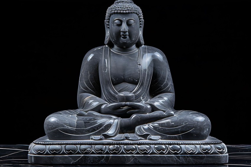 Gautam Lord Buddha Aesthetic Meditating (381)