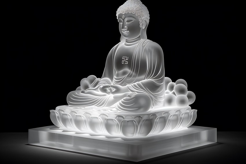 Gautam Lord Buddha Aesthetic Meditating (440)