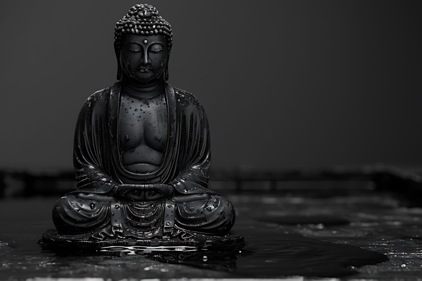 Gautam Lord Buddha Aesthetic Meditating (418)