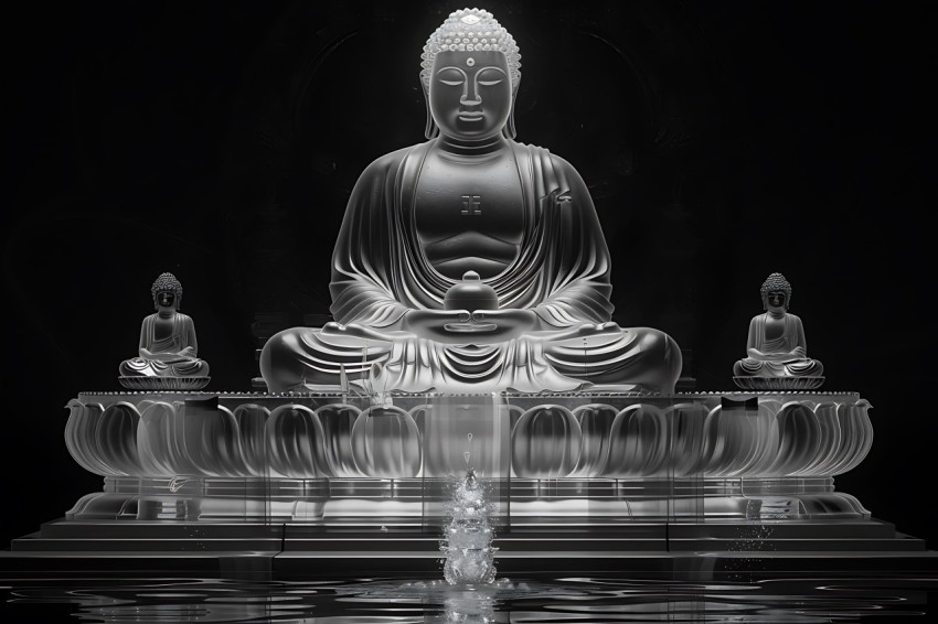 Gautam Lord Buddha Aesthetic Meditating (402)