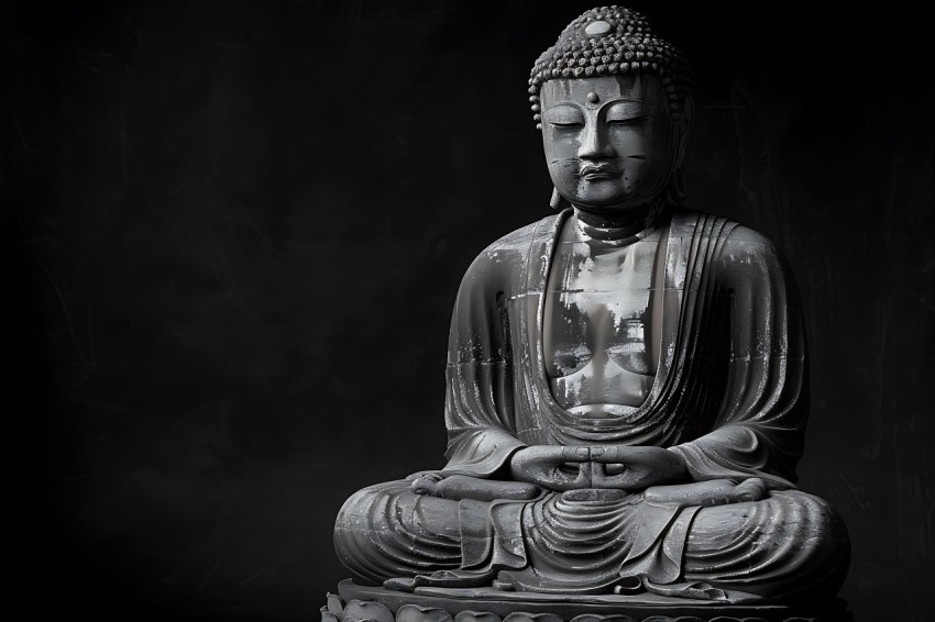 Gautam Lord Buddha Aesthetic Meditating (498)
