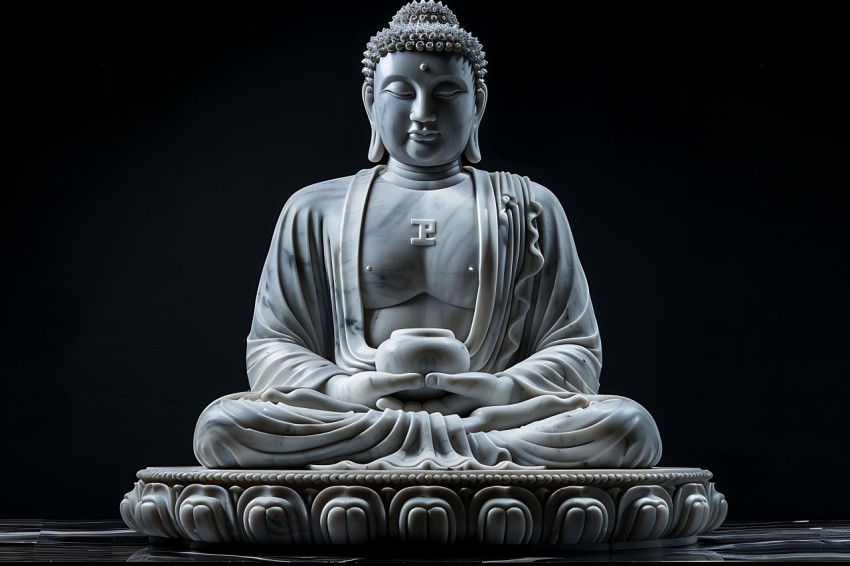 Gautam Lord Buddha Aesthetic Meditating (403)