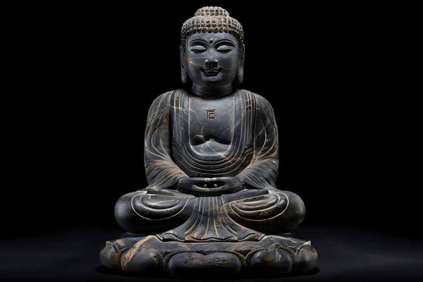 Gautam Lord Buddha Aesthetic Meditating (445)