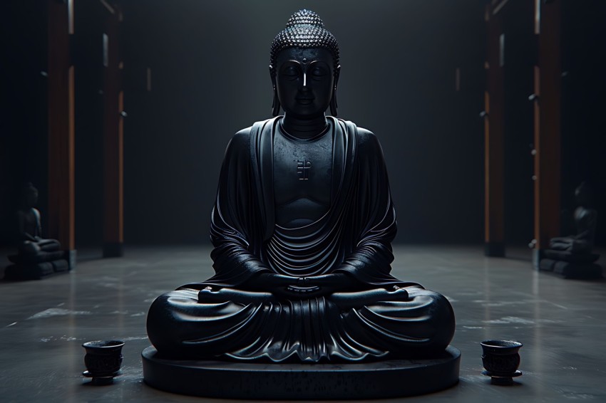 Gautam Lord Buddha Aesthetic Meditating (464)