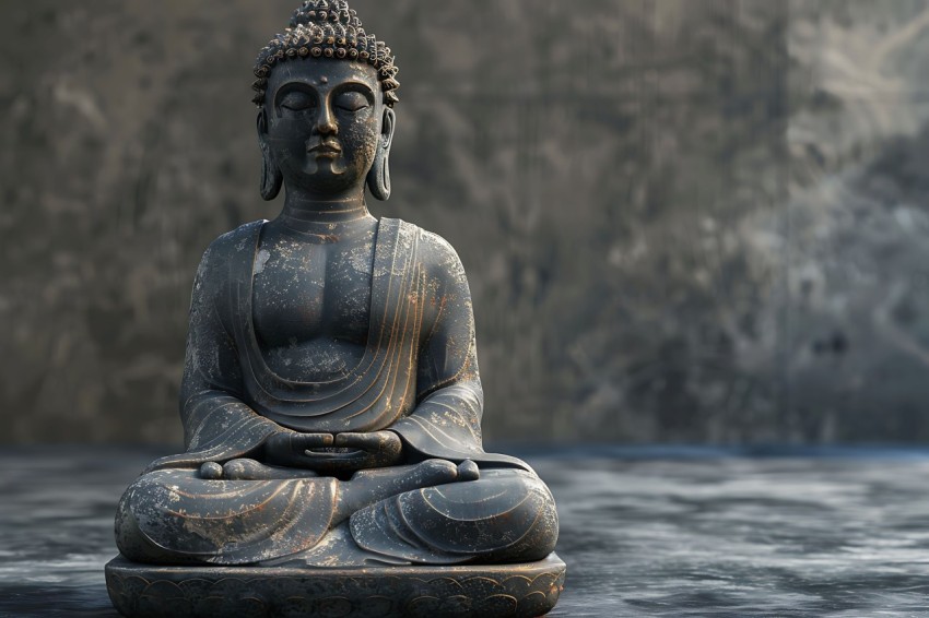 Gautam Lord Buddha Aesthetic Meditating (405)