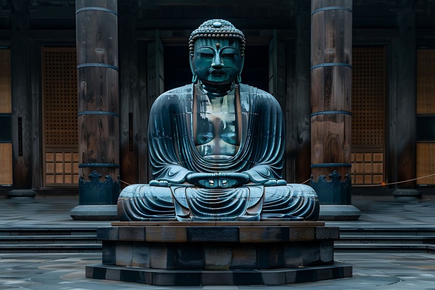 Gautam Lord Buddha Aesthetic Meditating (477)