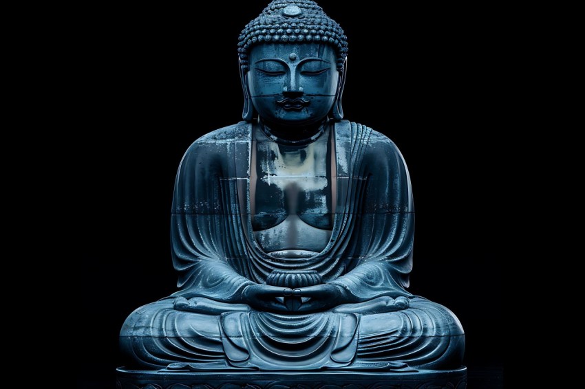 Gautam Lord Buddha Aesthetic Meditating (454)