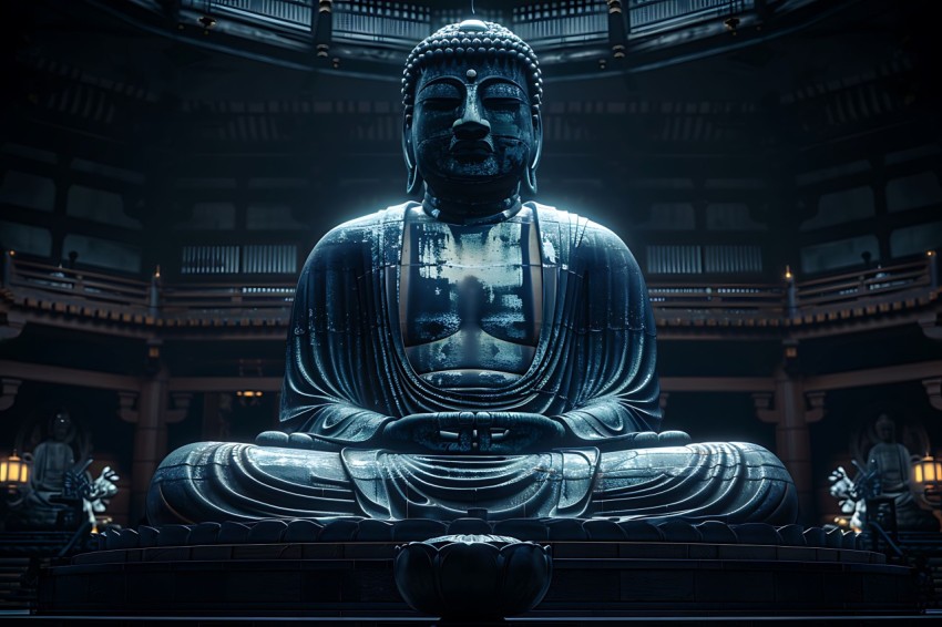 Gautam Lord Buddha Aesthetic Meditating (461)