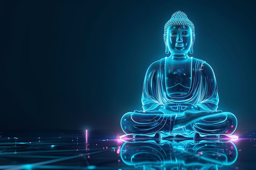 Gautam Lord Buddha Aesthetic Meditating (408)