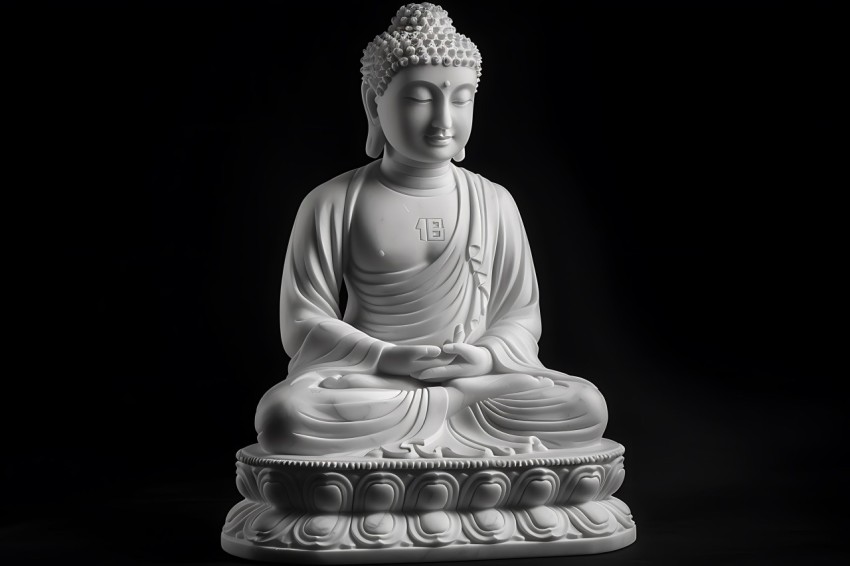 Gautam Lord Buddha Aesthetic Meditating (542)