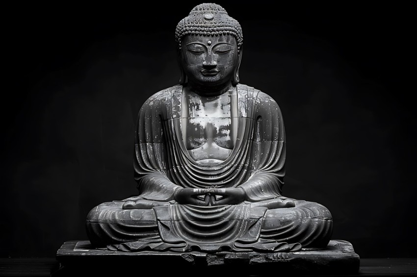 Gautam Lord Buddha Aesthetic Meditating (566)