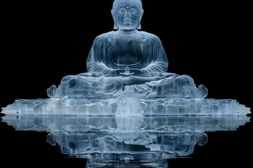 Gautam Lord Buddha Aesthetic Meditating (516)