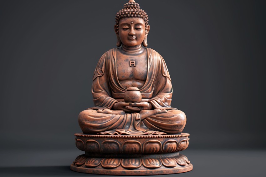 Gautam Lord Buddha Aesthetic Meditating (541)