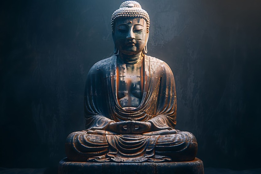 Gautam Lord Buddha Aesthetic Meditating (572)