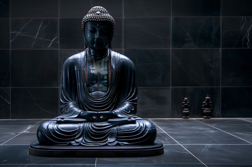 Gautam Lord Buddha Aesthetic Meditating (545)