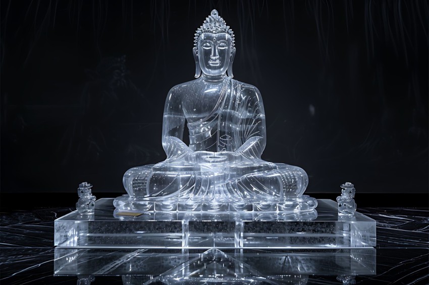 Gautam Lord Buddha Aesthetic Meditating (555)