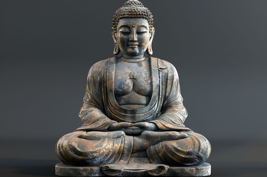Gautam Lord Buddha Aesthetic Meditating (515)