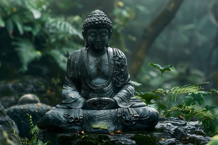 Gautam Lord Buddha Aesthetic Meditating (596)