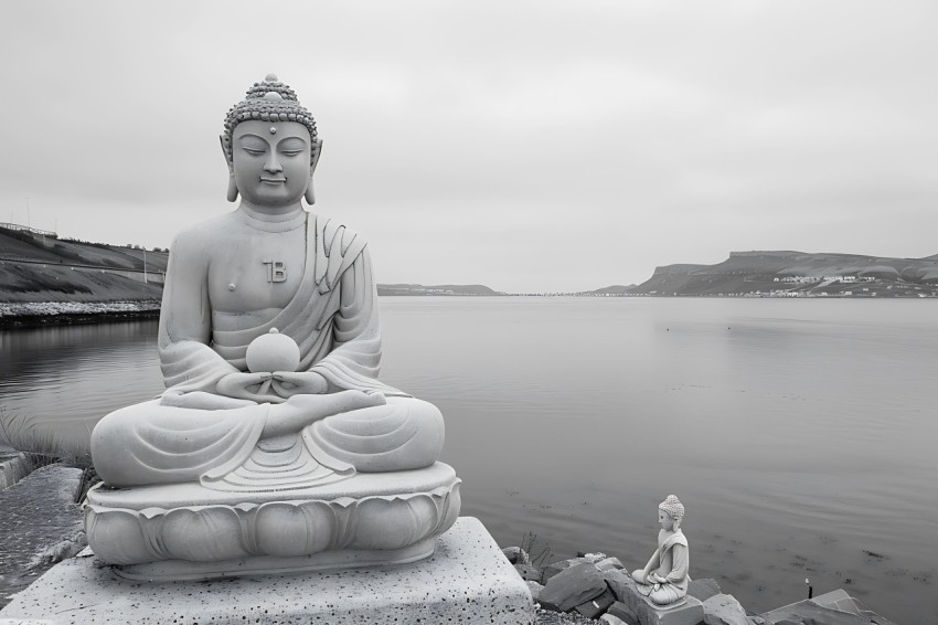 Gautam Lord Buddha Aesthetic Meditating (696)