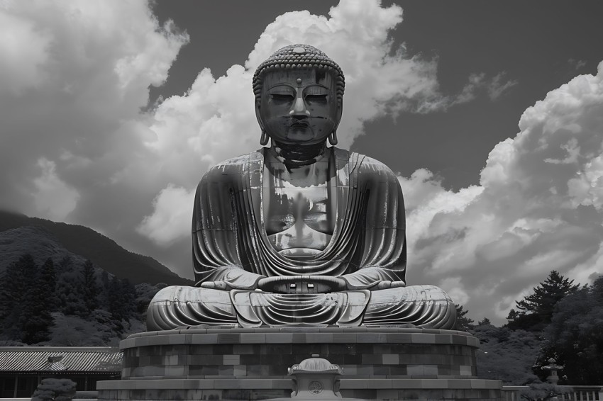 Gautam Lord Buddha Aesthetic Meditating (670)