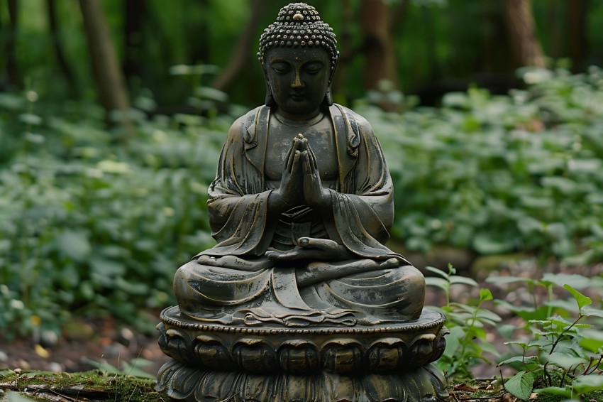 Gautam Lord Buddha Aesthetic Meditating (624)