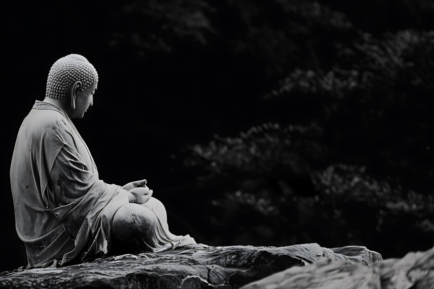 Gautam Lord Buddha Aesthetic Meditating (737)