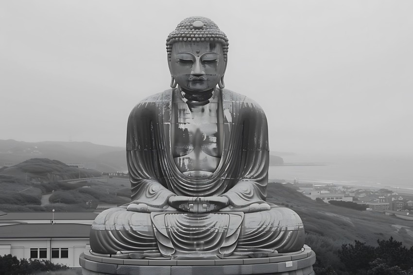 Gautam Lord Buddha Aesthetic Meditating (752)