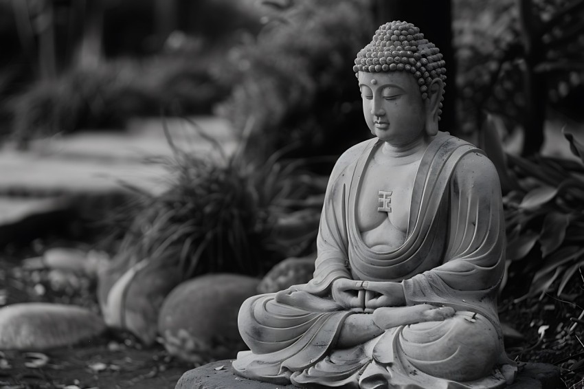 Gautam Lord Buddha Aesthetic Meditating (778)