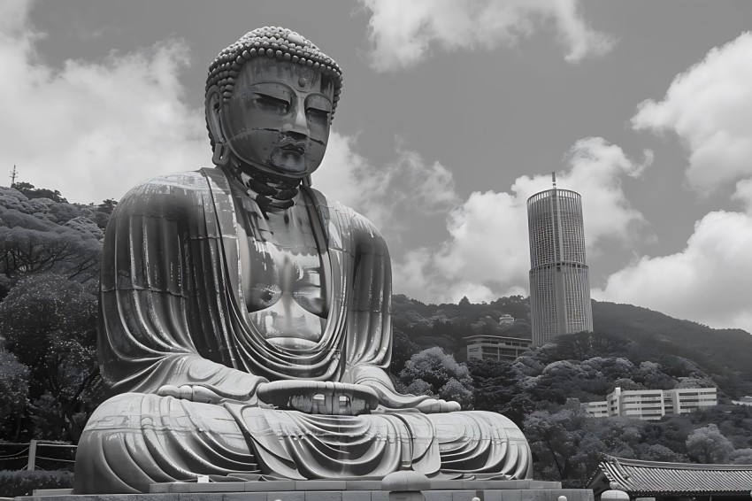Gautam Lord Buddha Aesthetic Meditating (730)
