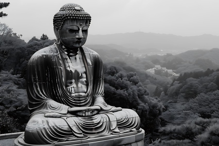 Gautam Lord Buddha Aesthetic Meditating (714)