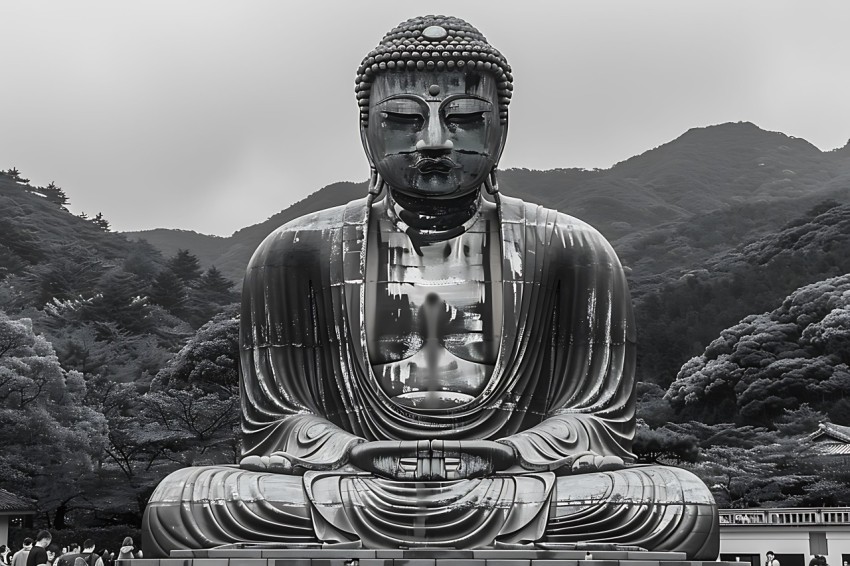 Gautam Lord Buddha Aesthetic Meditating (719)