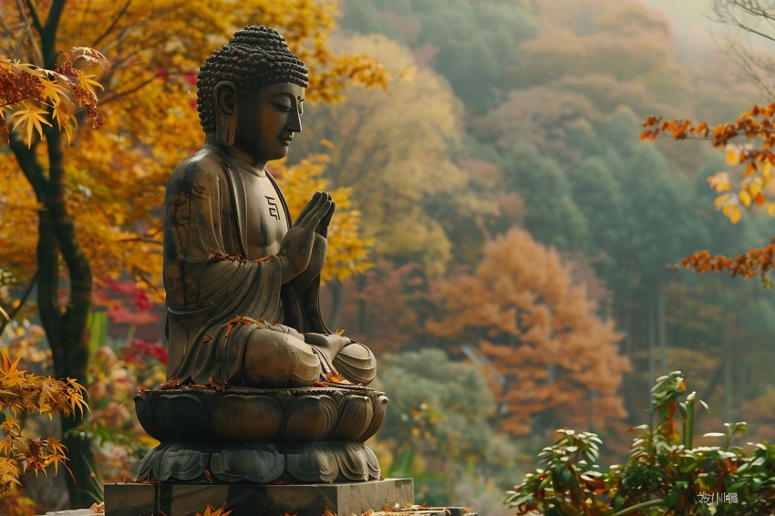Gautam Lord Buddha Aesthetic Meditating (746)