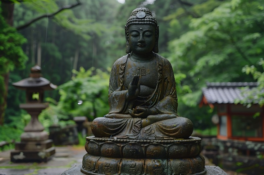 Gautam Lord Buddha Aesthetic Meditating (725)